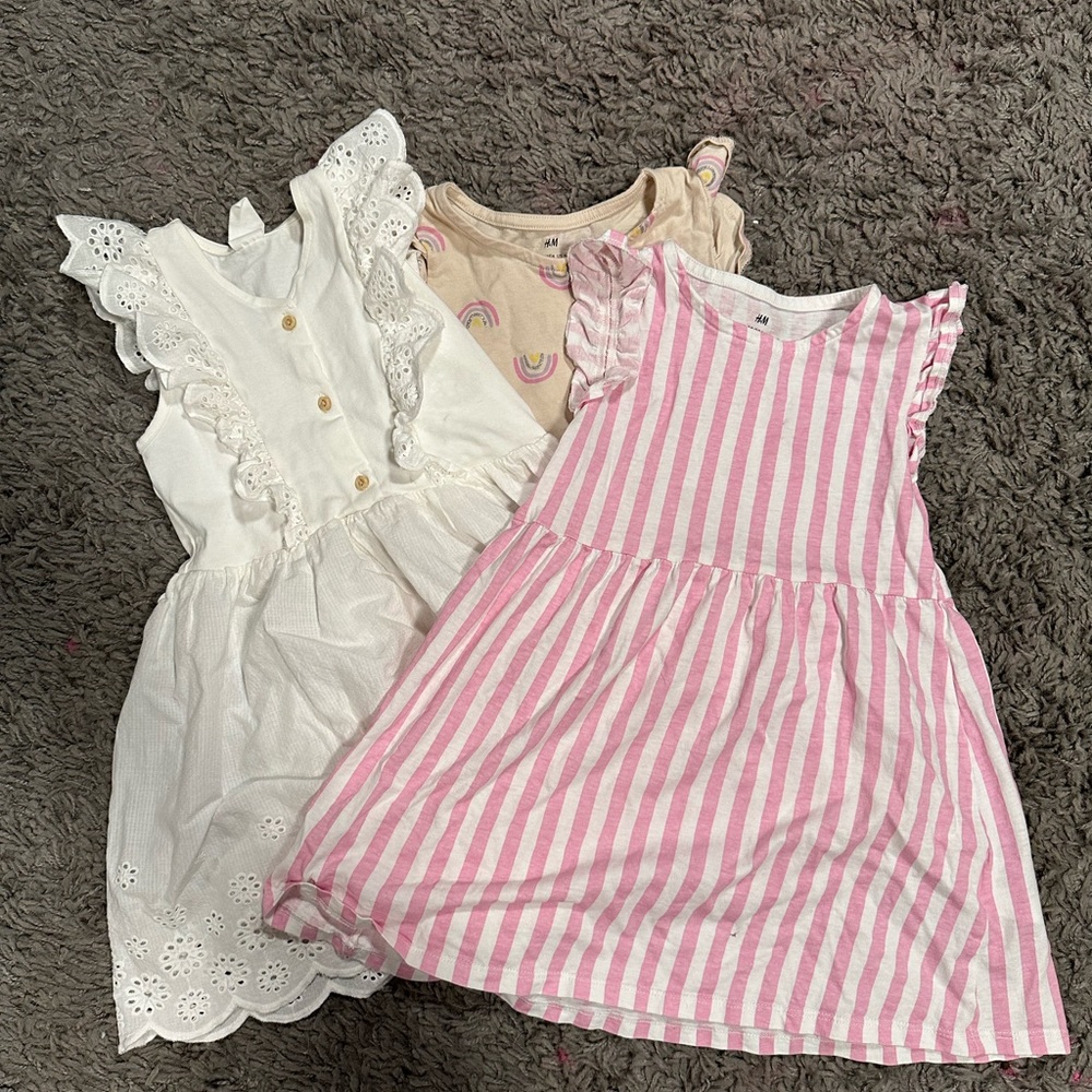 H&M Girls Toddler Dress Bundle 3-4T